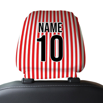 Brentford 1989 Home - Retro Football Shirt - Pack of 2 - Car Seat Headrest Covers