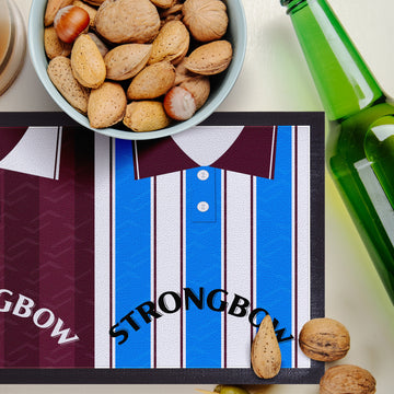 Heart of Midlothian Retro Retro Football Shirts - Personalised Bar Runner
