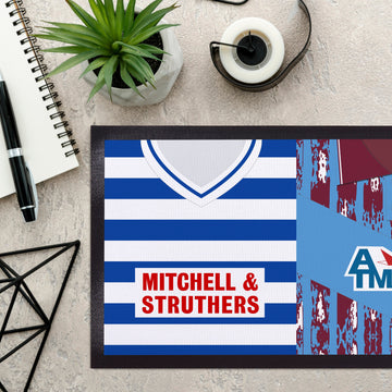 Kilmarnock Retro Football Shirts - Personalised Bar Runner
