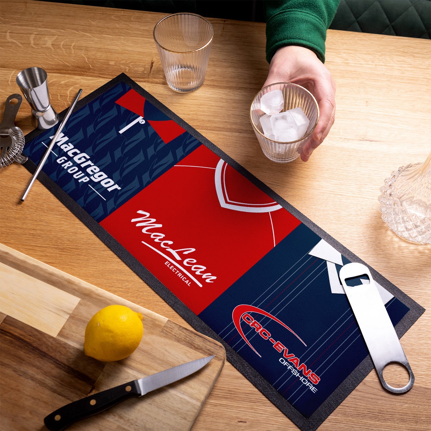 Ross County Retro Football Shirts - Personalised Bar Runner