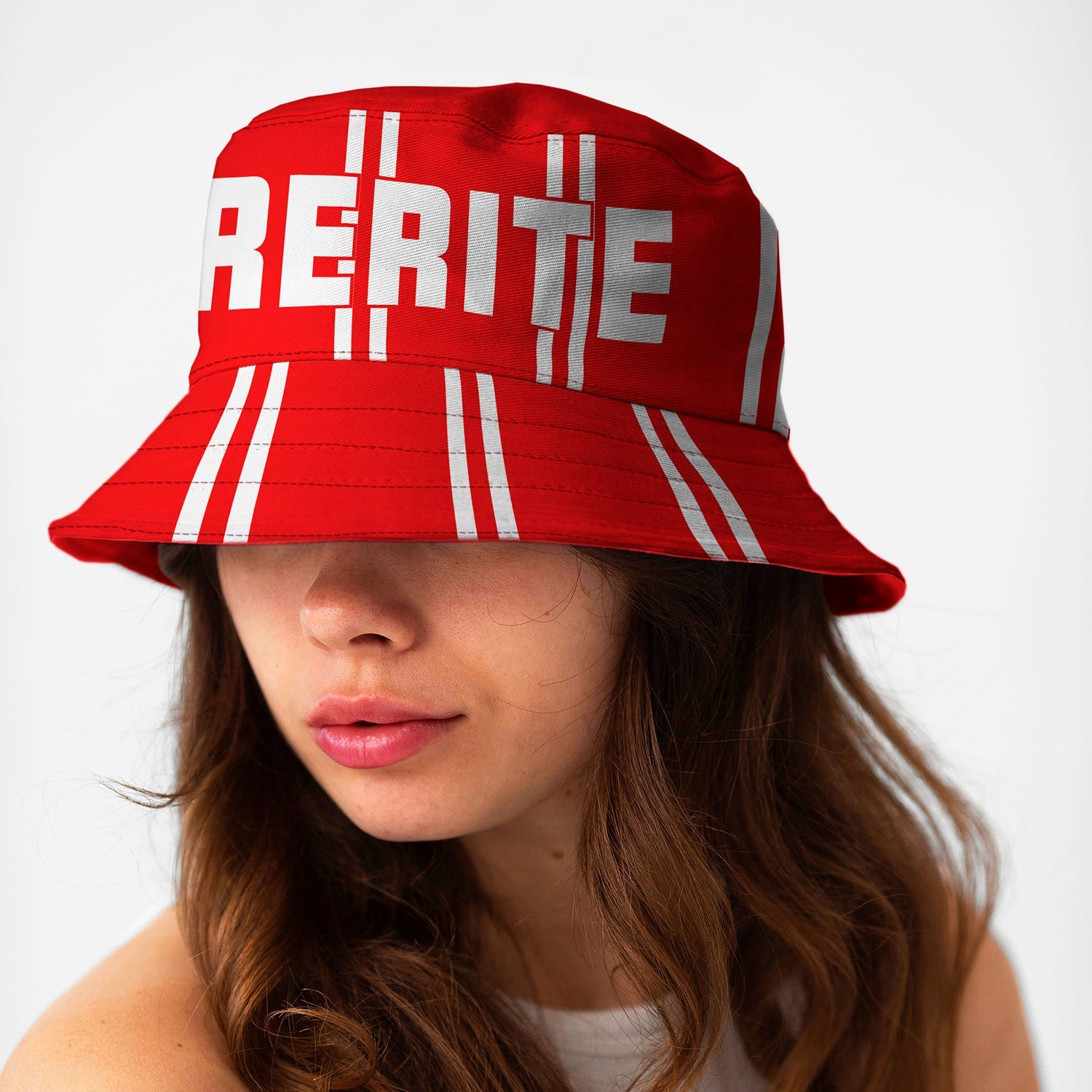 Bristol 1998 Home Bucket Hat on woman's head