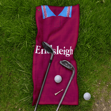 Burnley - 1994 Home - Retro Lightweight, Microfibre Golf Towel