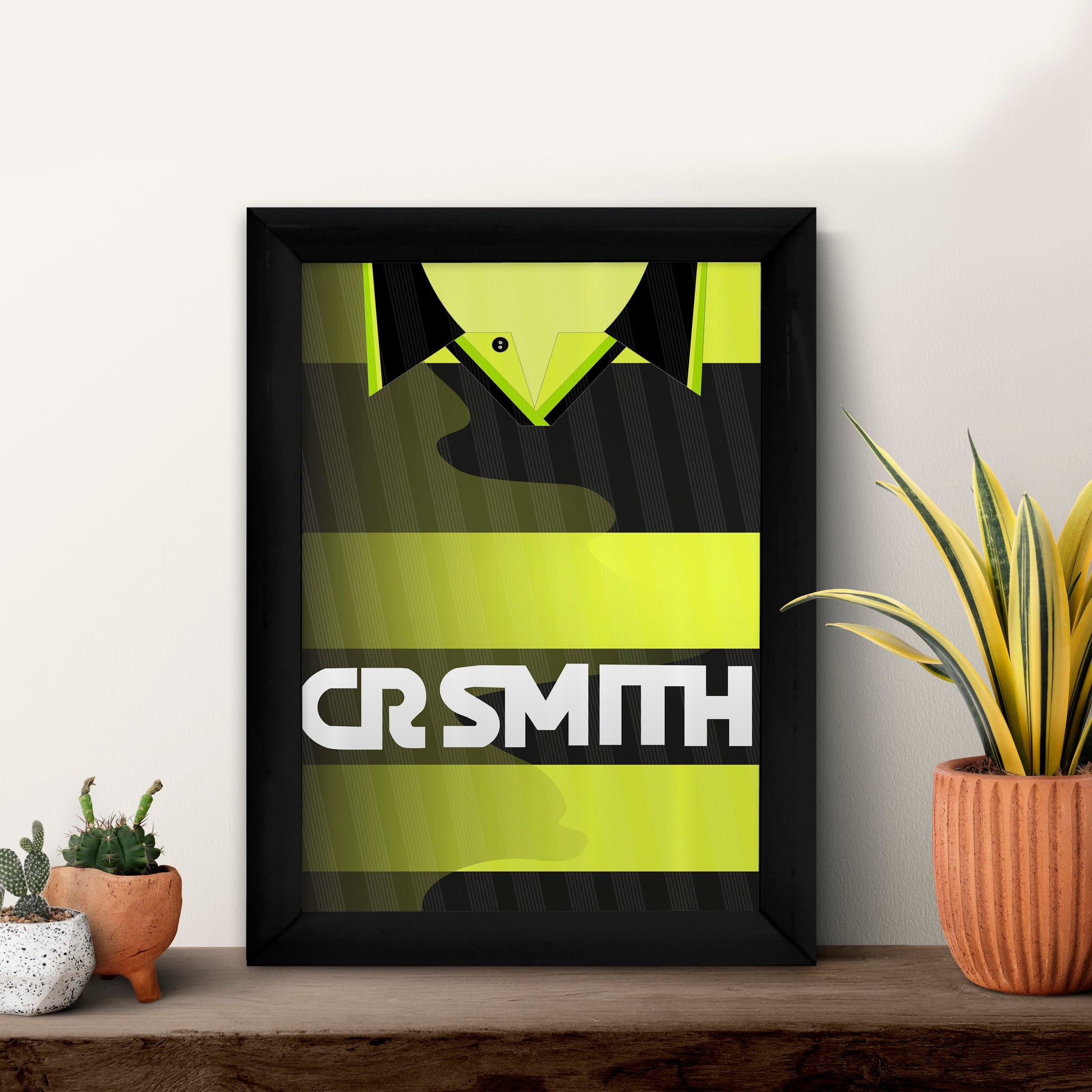 Personalised Celtic - 1997 Away Shirt - A4 Metal Sign Plaque