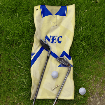 Everton - 1990 AWAY - Retro Lightweight, Microfibre Golf Towel