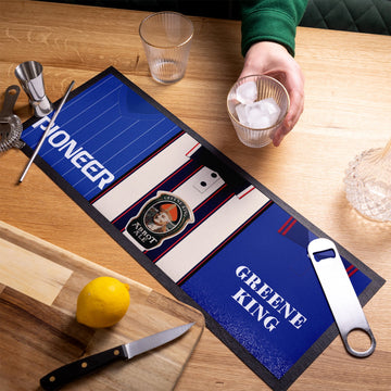 Ipswich Retro Retro Football Shirts - Personalised Bar Runner