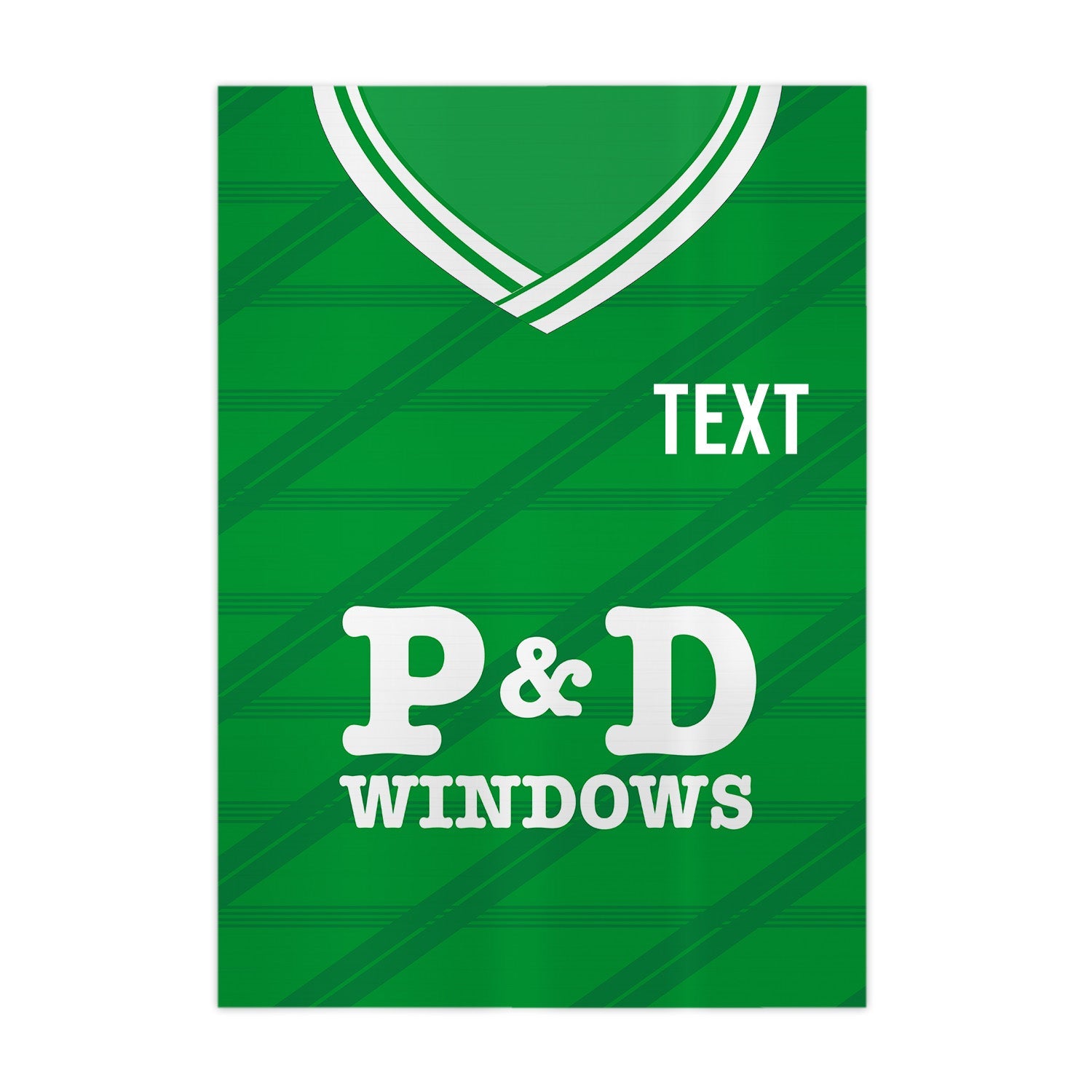 Hibernian 1988 Home Shirt - A4 Personalised Metal Sign Plaque