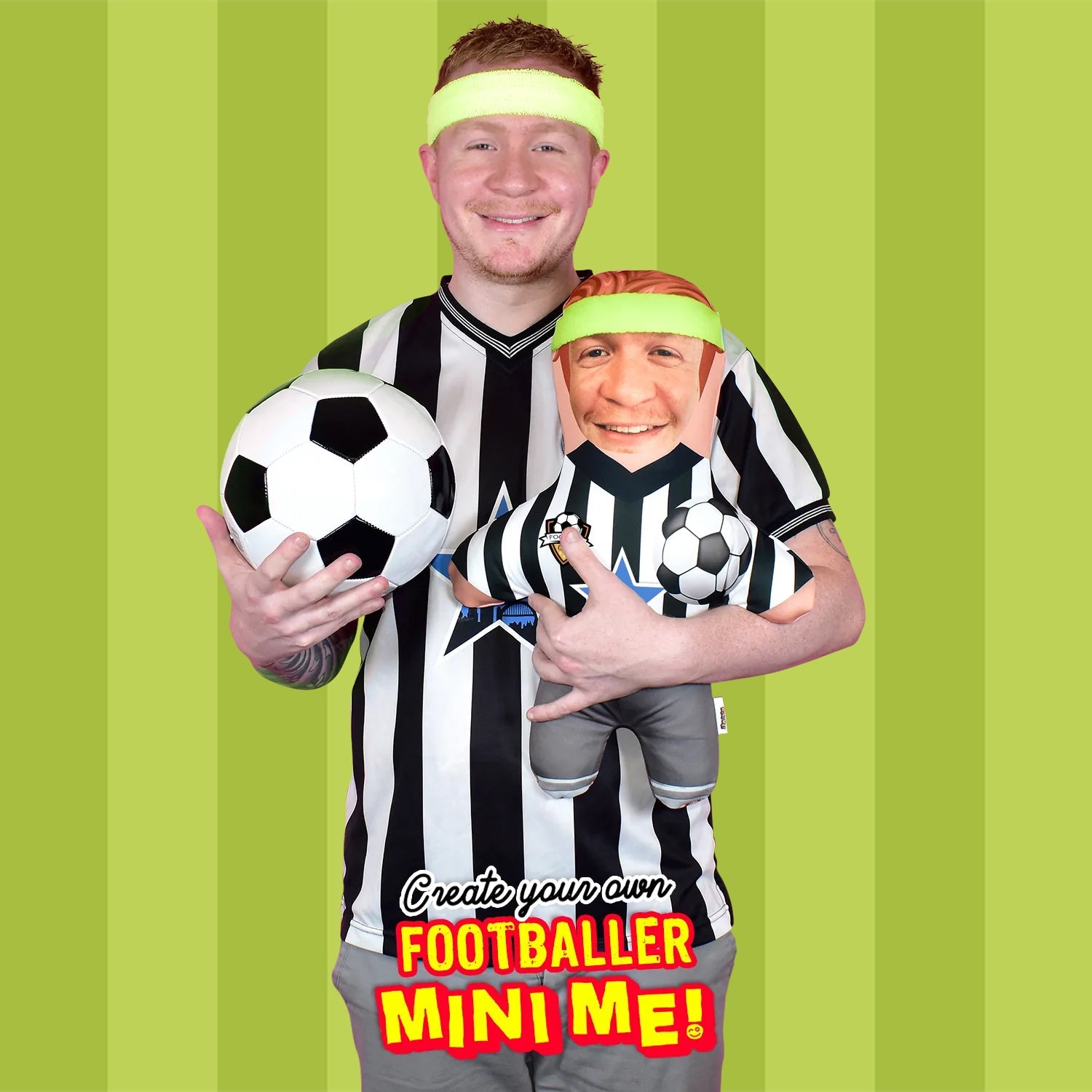 Mini Me™ Official Personalised Football Gifts Photo Doll