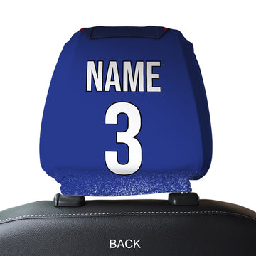 Ipswich Retro 1996 Home Shirt - Retro Football Shirt - Pack of 2 - Car Seat Headrest Covers