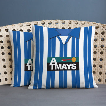 Kilmarnock 1997 Home Shirt - 45cm or 61cm Retro Cushion