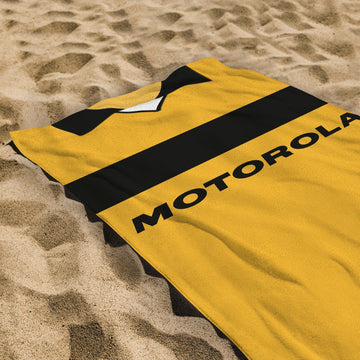 Livingston 2001 Home Shirt - Personalised Lightweight, Microfibre Retro Beach Towel