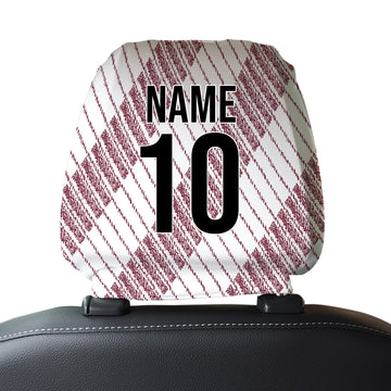 Motherwell 1992 Away - Retro Football Shirt - Pack of 2 - Car Seat Headrest Covers