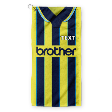 Manchester Blue Retro - 1998 Away - Retro Lightweight, Microfibre Golf Towel