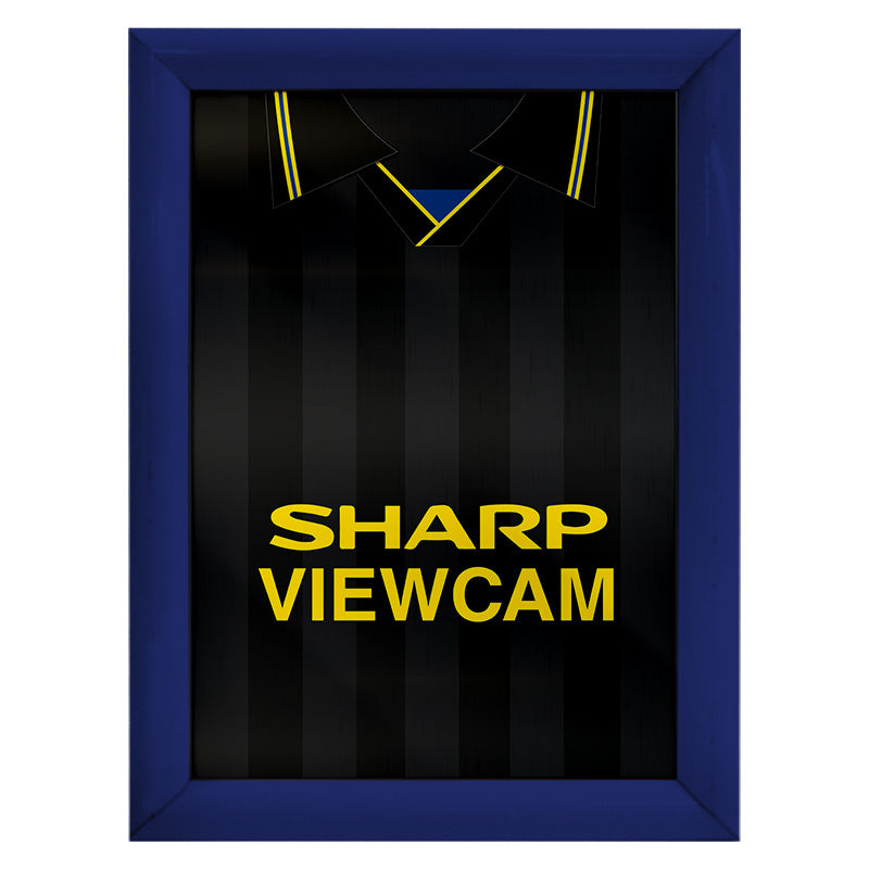 Personalised Man United - 1994 Away Shirt - A4 Metal Sign Plaque