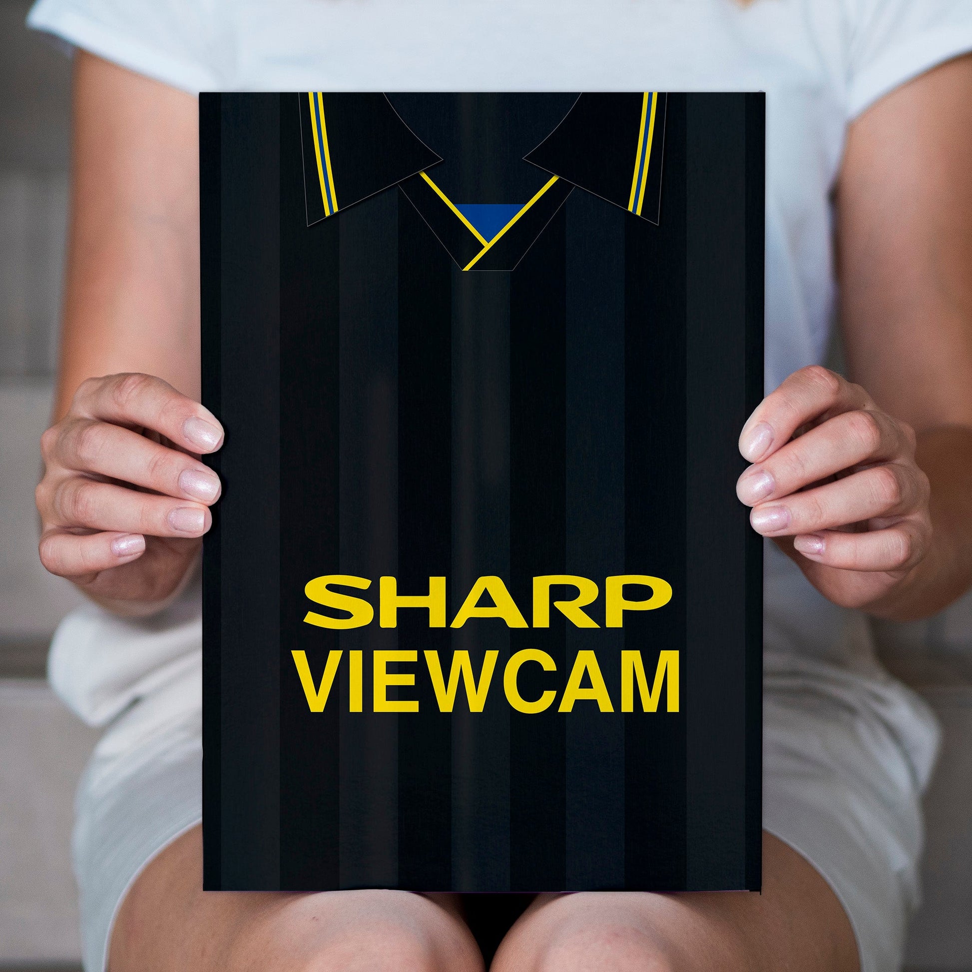 Personalised Man United - 1994 Away Shirt - A4 Metal Sign Plaque