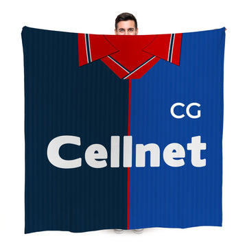 Middlesbrough - 1997 Away Shirt - Personalised Retro Fleece Blanket