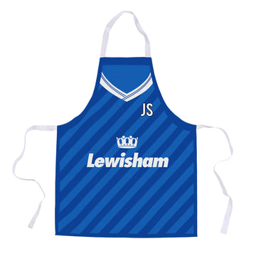 Millwall-- 1987 Home Shirt - Personalised Retro Football Novelty Water-Resistant, Lazer Cut (no fraying) Light Weight Adults Apron