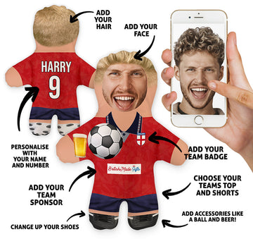 Create Your Own Footballer - Mini Me™ - Choose Your Outfit, Hair, Shoes and Accessories