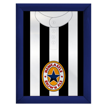 Personalised Newcastle - 1996 Home Shirt - A4 Metal Sign Plaque