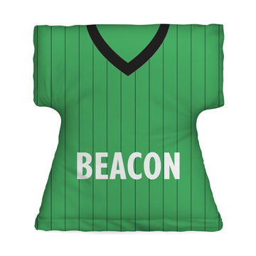 Plymouth Retro 1983 Home Shirt - Personalised Retro Shirt Cushion