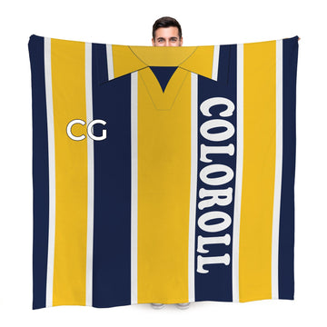 Preston - 1994 Away Shirt - Personalised Retro Fleece Blanket