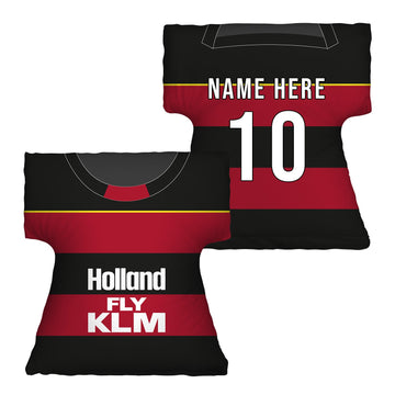 QPR - 1990 Away Shirt - Personalised Retro Shirt Cushion
