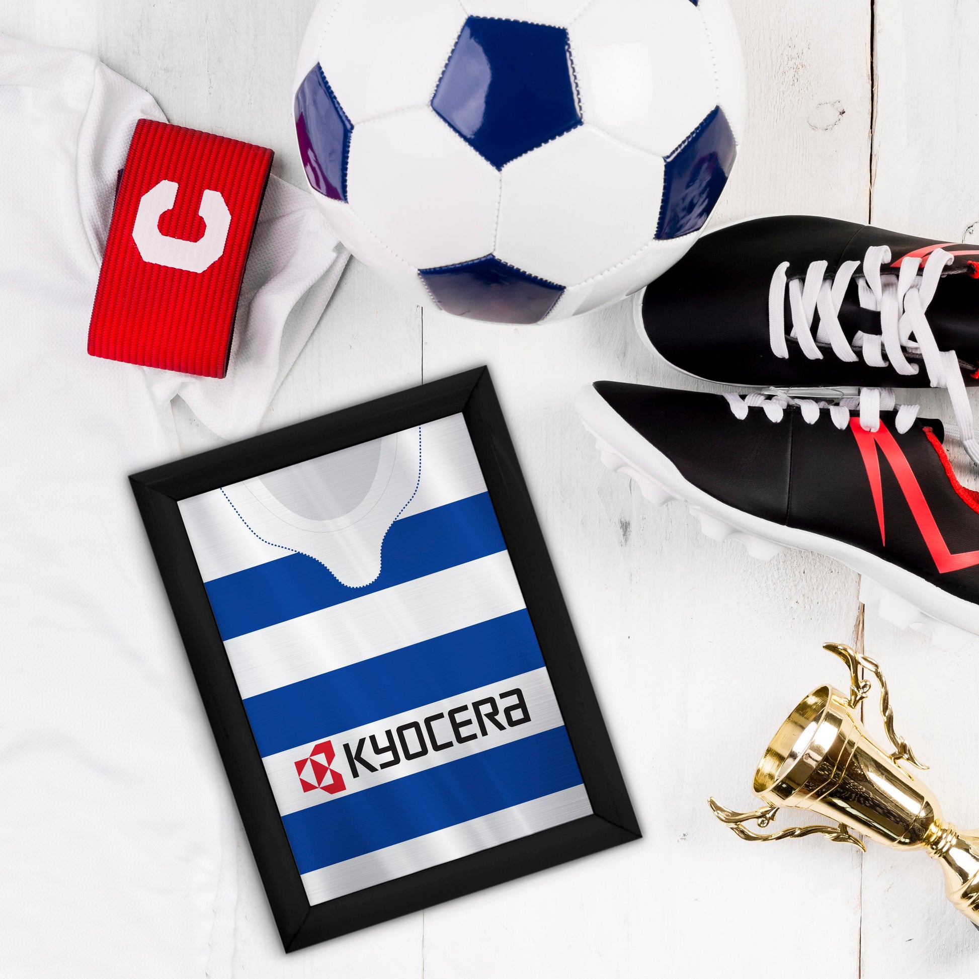 Personalised Reading - 2006 Home Shirt - A4 Metal Sign Plaque