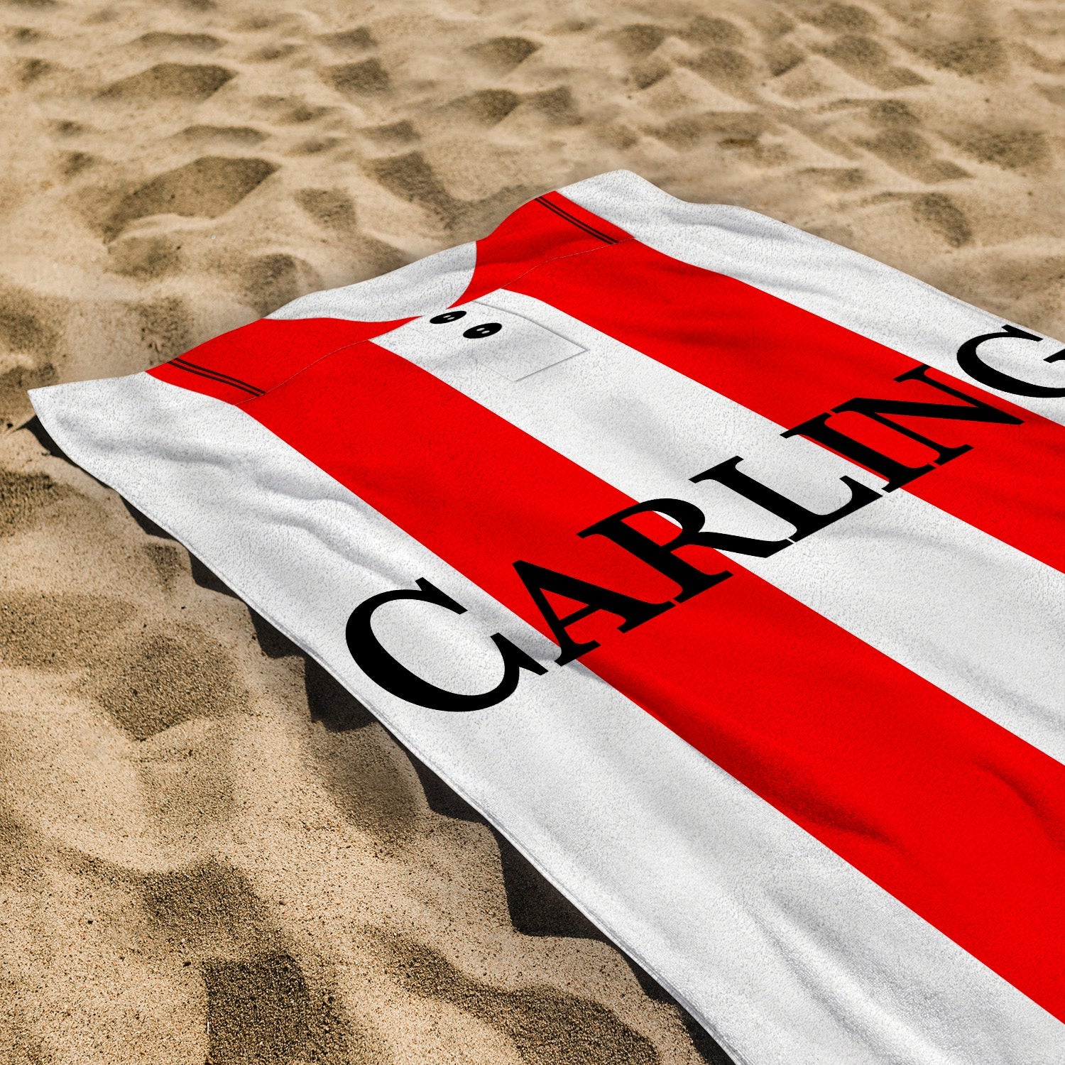 Rotherham - 1994 - Away Shirt Towel - Personalised Retro Rotherham - 1994 - Away Shirt Towel - Personalised Retro