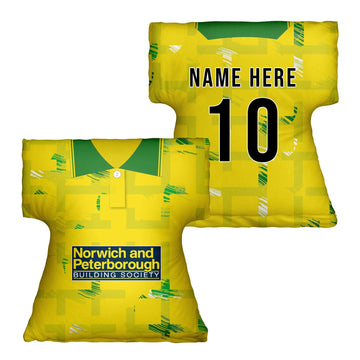 Norwich 1994 Home - Retro Shirt Cushion