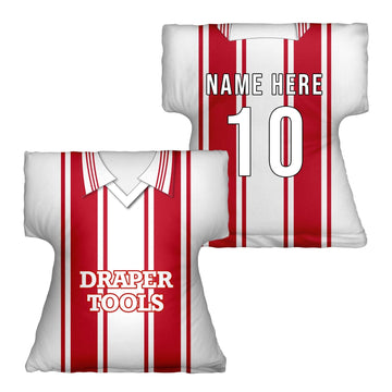 Southampton 1976 Home - Retro Shirt Cushion