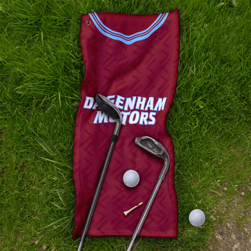 West Ham - 1994 Home - Retro Lightweight, Microfibre Golf Towel