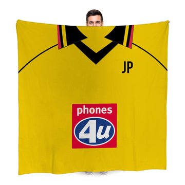 Watford FC - 1999 Home Shirt - Retro Fleece Blanket
