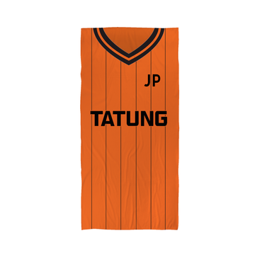 Wolves - 1982 Home Shirt - Personalised Vintage Beach Towel