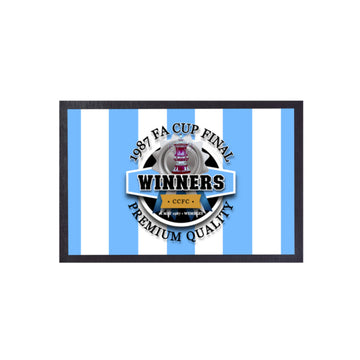Coventry FA Cup   - Football Legends - Door Mat -60cm X 40cm