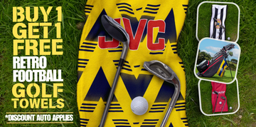 Personalised Retro Football Golf Towels