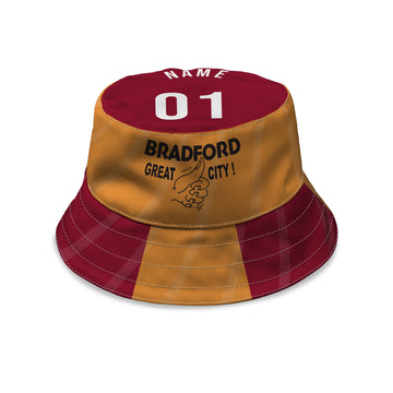 Bradford 1988 Home - Retro Bucket Hat - Personalised