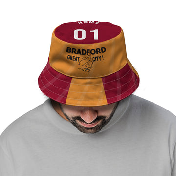 Bradford 1988 Home - Retro Bucket Hat - Personalised