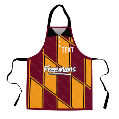Bradford - 1991 Home Shirt - Personalised Retro Football Adults Apron