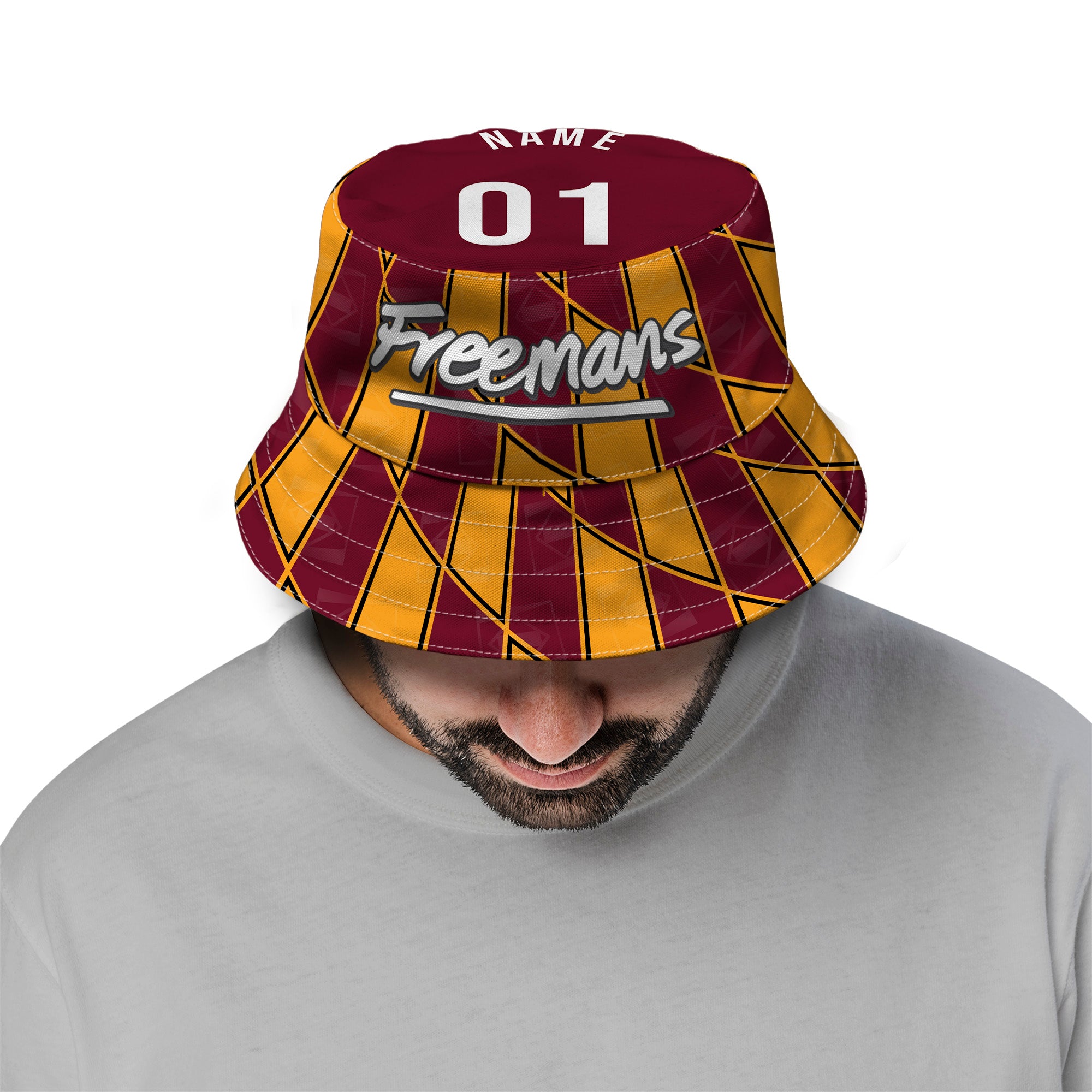 Bradford 1991 Home - Retro Bucket Hat - Personalised
