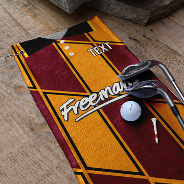 Bradford - 1991 Home Shirt - Retro Lightweight, Microfibre Golf Towel