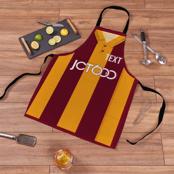 Bradford - 1999 Home Shirt - Personalised Retro Football Adults Apron
