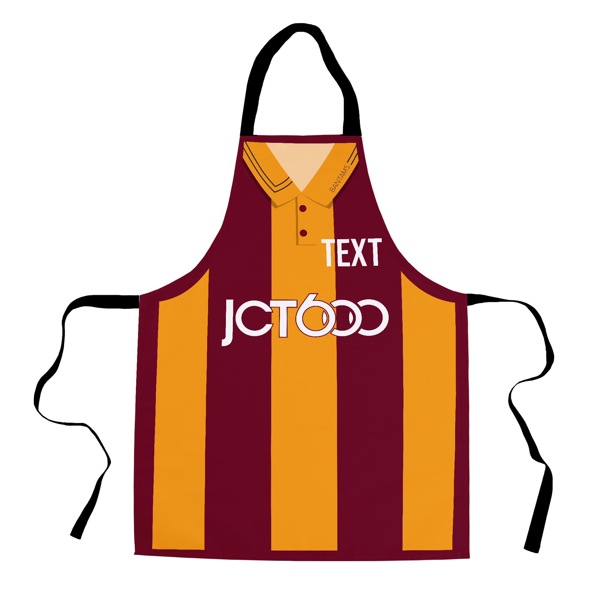 Bradford - 1999 Home Shirt - Personalised Retro Football Adults Apron