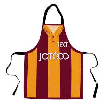 Bradford - 1999 Home Shirt - Personalised Retro Football Adults Apron