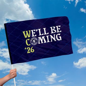 Scotland - We'll Be Coming Flag with Sleeve - World Cup 2026 - 4 Sizes!