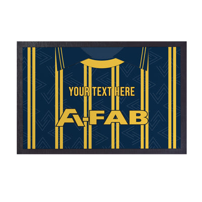 Aberdeen 1993 Away - Personalised Retro Door Mat - 60cm x 40cm
