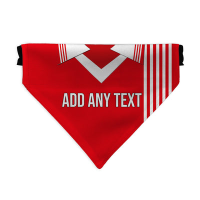 Aberdeen 1976 Home Shirt - Personalised Pet Bandana - 4 Sizes