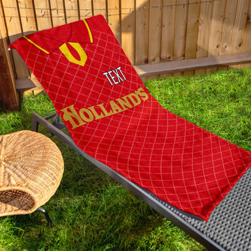 Accrington 1991 Home Shirt - Personalised Lightweight, Microfibre Retro Beach Towel - 150cm x 75cm