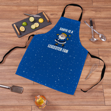 Santa is a Leicester Fan - Apron