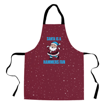 Santa is a Hammers Fan - Apron