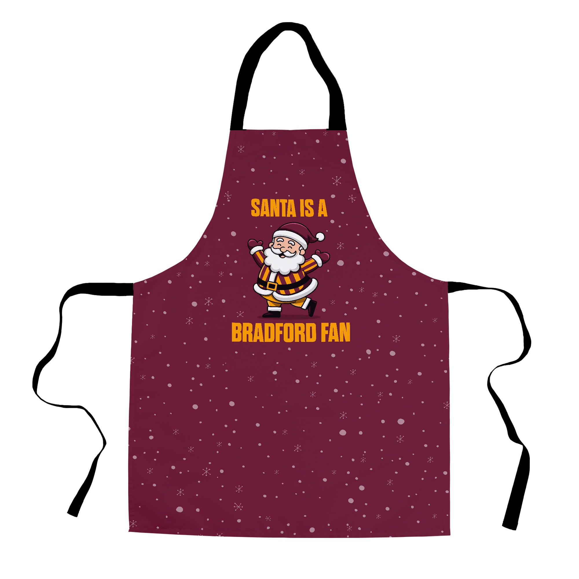 Santa is a Bradford Fan - Apron