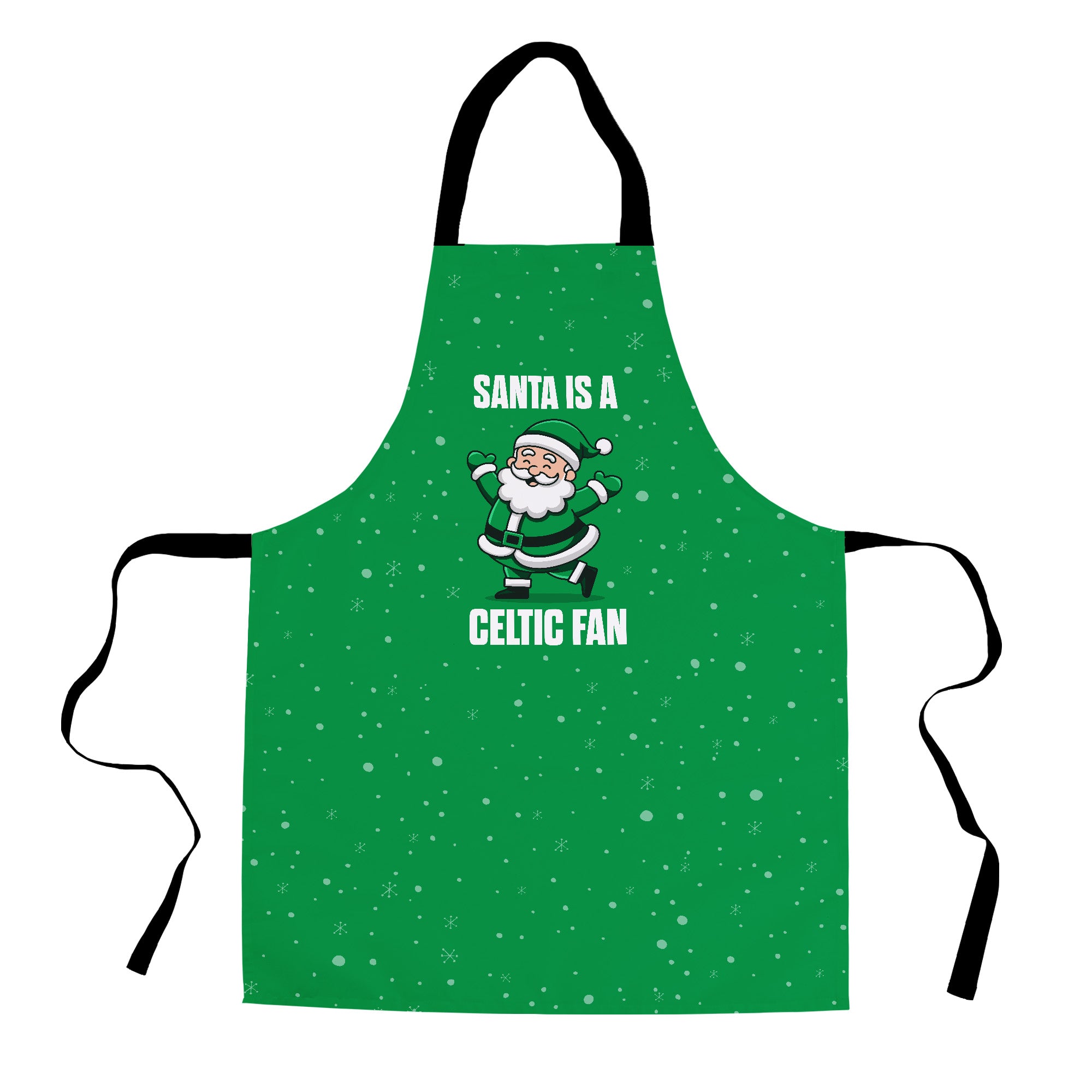 Santa is a Celtic Fan - Apron